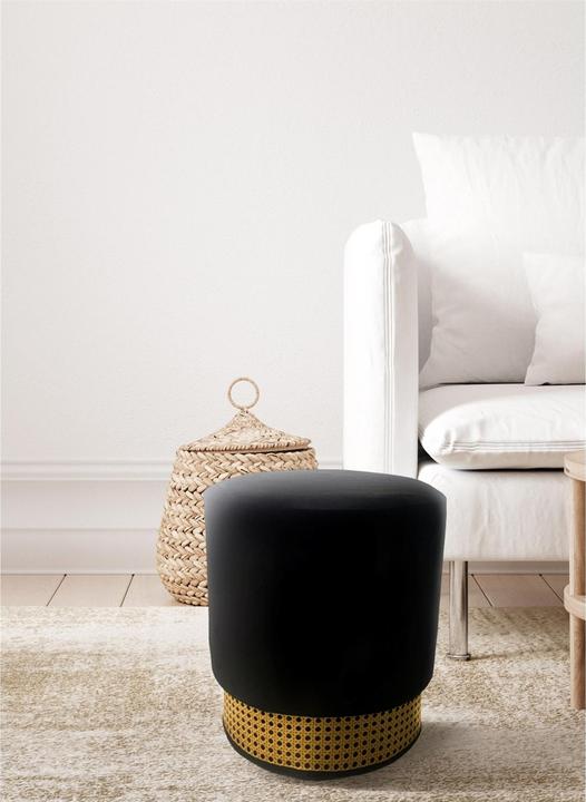 Produktbild HTI-Living Hocker Erlana Schwarz