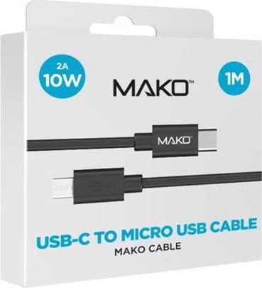 Produktbild Mako USB C — Micro USB (1 m, USB 2.0, 12 W)