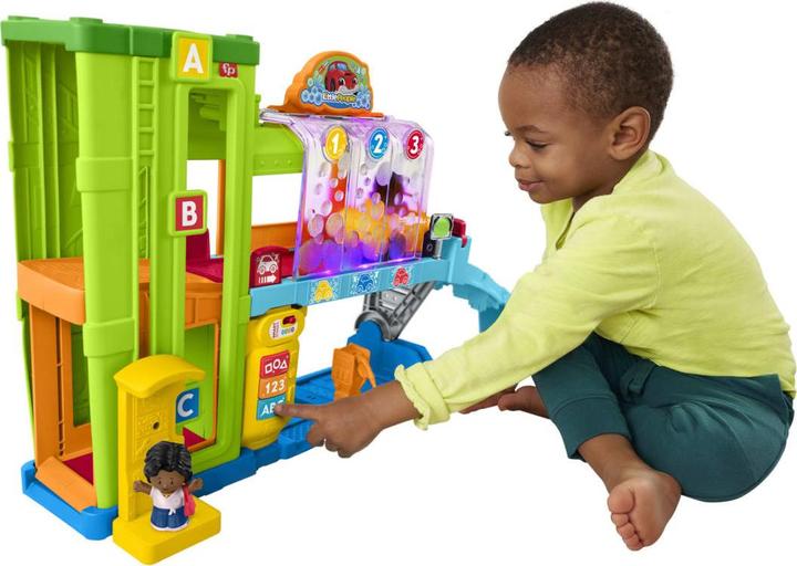Productafbeelding Mattel Fisher-Price - Little People Auto Centrum (Nordics) (HRC60)
