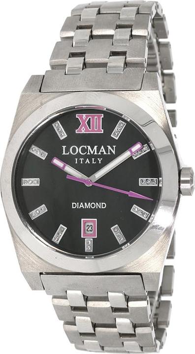 Locman Italy Damenuhr Stealth mit Diamanten Ref. 0203 (Analoguhr, 38 mm)