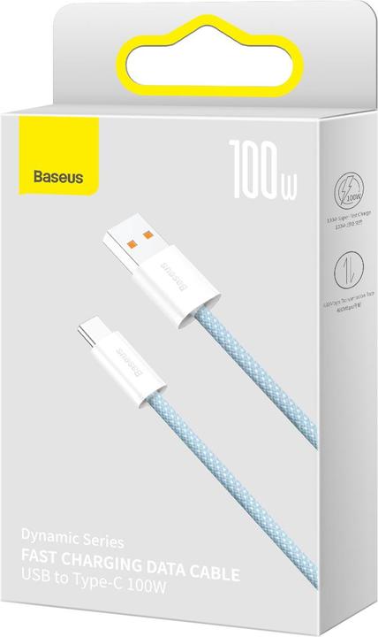 Image du produit Baseus USB A — USB C (2 m, USB 2.0, 100 W)