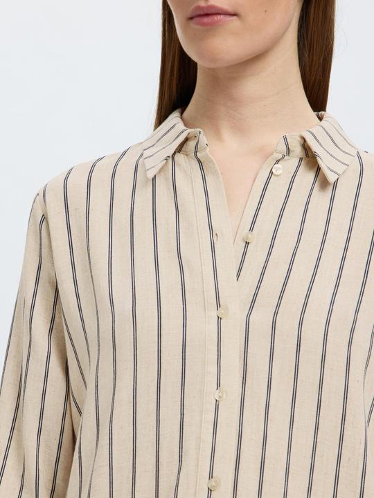 Actual product image Selected Femme Streifen Langarmhemd (42)