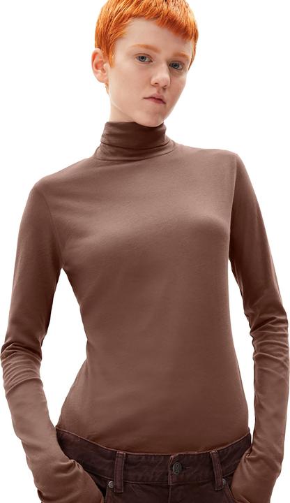 Actual product image Armedangels Long Sleeve Graziliaa T-Shirt Deep Brown (M)
