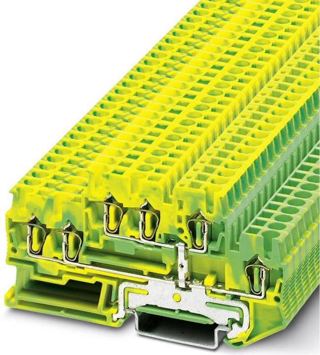 Produktbild Phoenix Contact Durchgangsreihenklemme STTB 2,5-TWIN-PE Grün-Gelb 50 St.