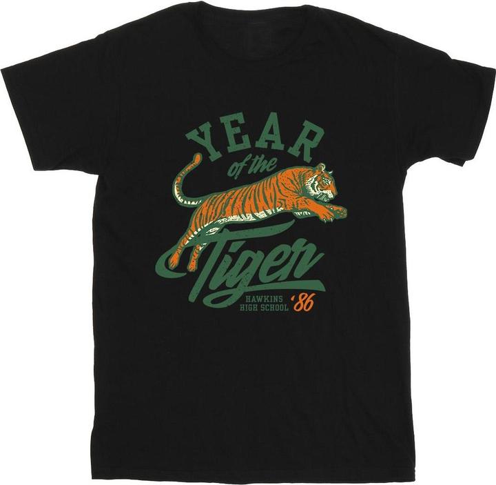 Netflix Stranger Things Hawkins Year of The Tiger 86 TShirt (XL)