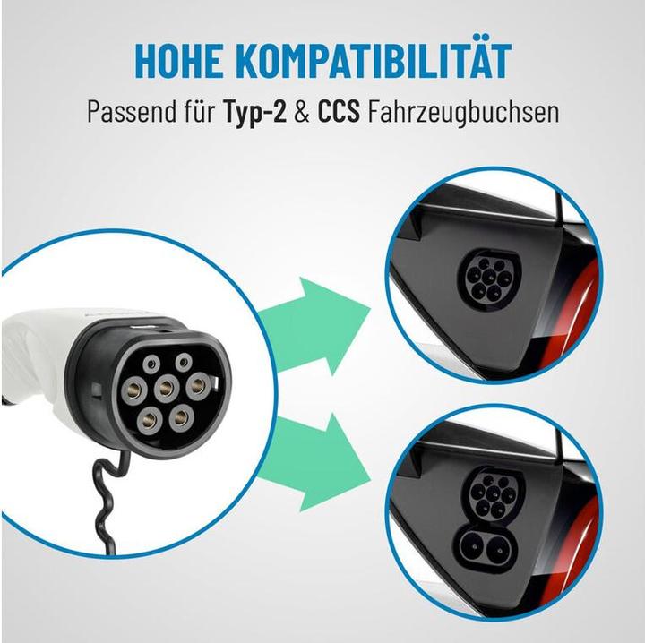 Produktbild Absina Mobile Ladestation (Typ 2, 11 kW, 16 A, CEE 16)