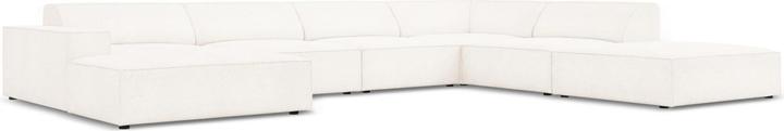 Actual product image Micadoni Boucle Panoramic Right Corner Sofa, "Jodie", 7 Seats, 364x262x70Made in Europe (Sofa landscape)