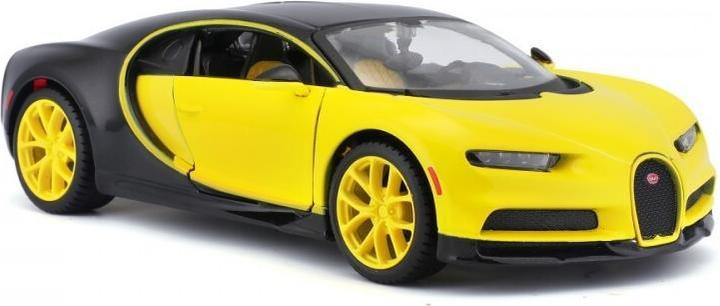 Image du produit Maisto Modèle composite Bugatti Chiron jaune-noir 1/24