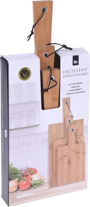 Actual product image Natura Punto Kitchen Board Set Bamboo, Set of 3