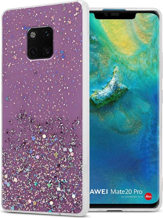 Violet avec paillettes