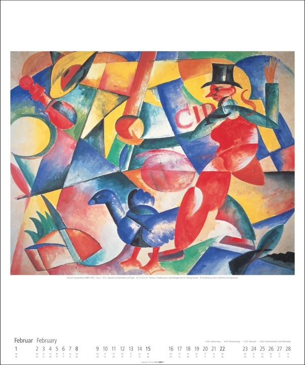 Produktbild Der Blaue Reiter Kalender 2026 (46 x 55 cm, Deutsch, Englisch)