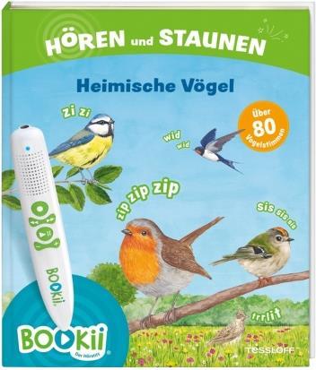 Bookii Hören und Staunen Heimische Vögel (German, Tessloff Verlag Ragnar Tessloff GmbH & Co.KG, Johann Brandstetter, Bärbel Oftring, 2019)