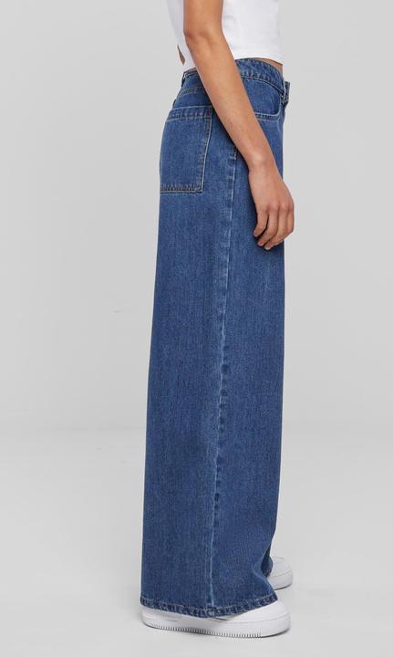 Image du produit Urban Classics Ladies Mid Waist Wide Denim (30)