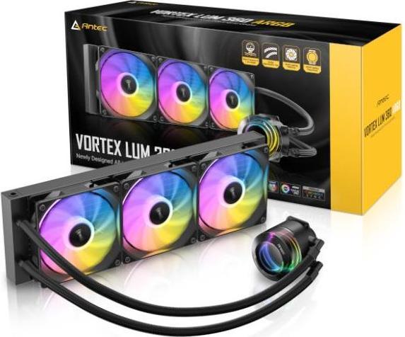 Antec Vortex Lum 360 ARGB Waterkoeling Zwart AMD-Intel