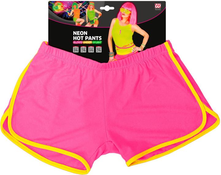Actual product image Widmann NEON PINKE HOT PANTS, One Size Fits Most Adults (One size)