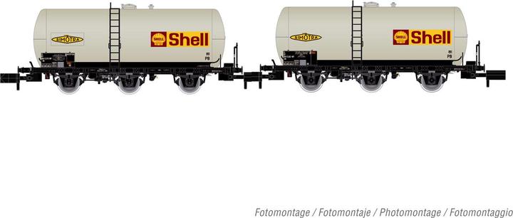 Produktbild Arnold SNCF 2er-Set 3-achsiger Kesselwagen SHELL Ep.IV (Spur N)