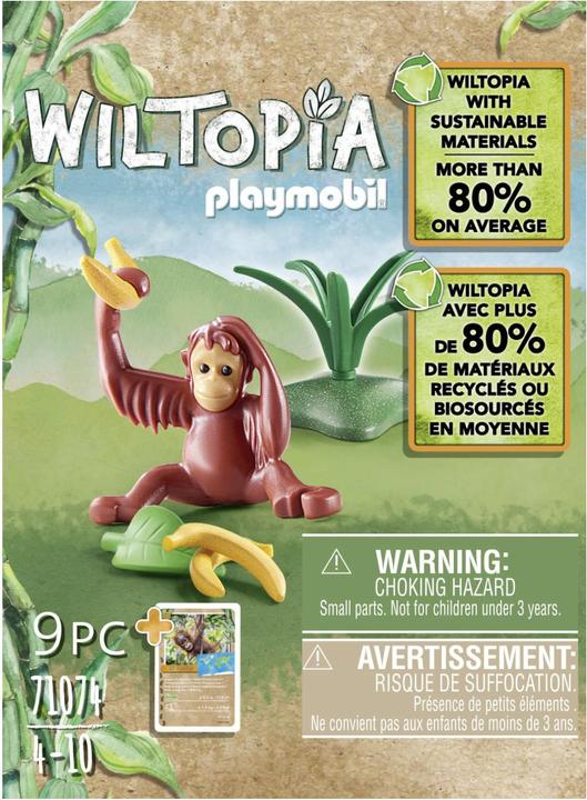 Produktbild Playmobil Junger Orang-Utan (71074, Playmobil Wiltopia)