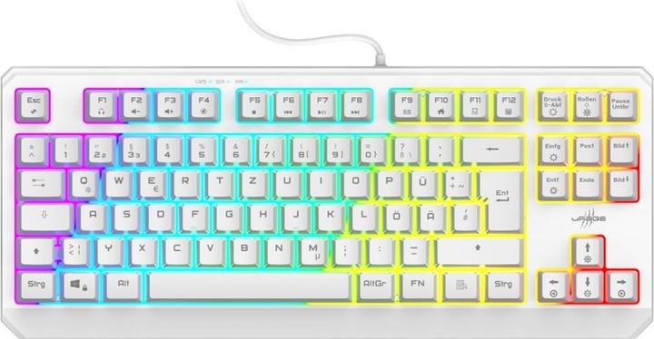 Urage Gaming-Tastatur Exodus 220 TKL, Weiss (DE, Kabelgebunden)