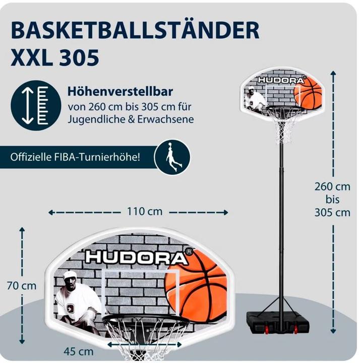 Produktbild Hudora Basketballständer PRO XXL