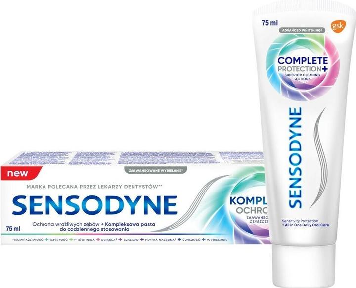 Produktbild Sensodyne Complete Protection Toothpaste With Fluoride 75Ml (75 ml)