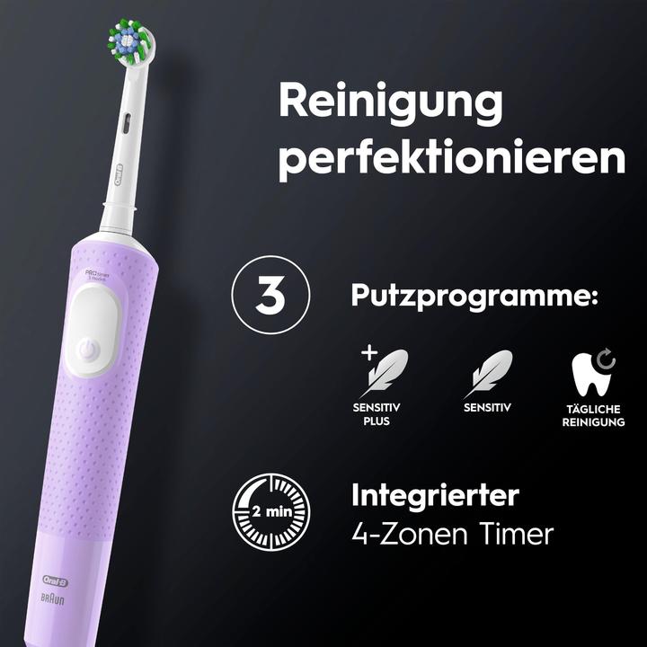 Actual product image Oral-B Vitality Pro D 103 Lilac Violet Hangable Box (Oscillating toothbrush)