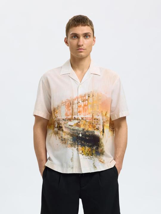 Actual product image Selected Homme Print Kurzarmhemd (M)