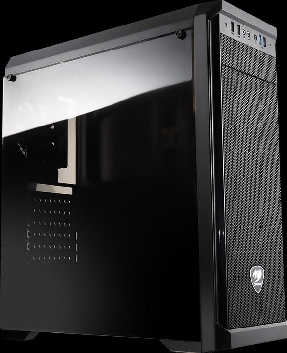 Actual product image Cougar MX330-G Tempered Glass Midi Tower (ATX, mATX, Mini-ITX)