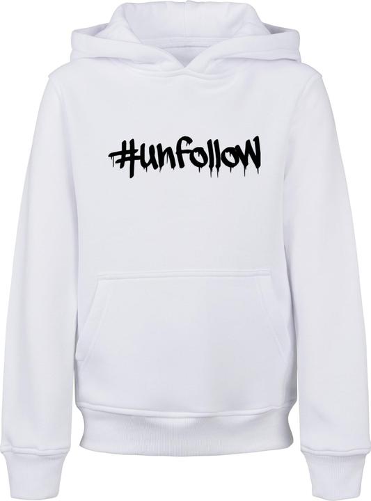 Produktbild Merchcode Unfollow front X Basic Kids Hoody - 176501 (146)