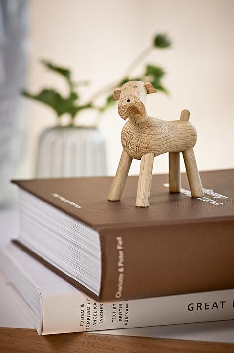 Actual product image Kay Bojesen Tim dog wooden figure (7.5 x 3.5 x 7.5 cm)
