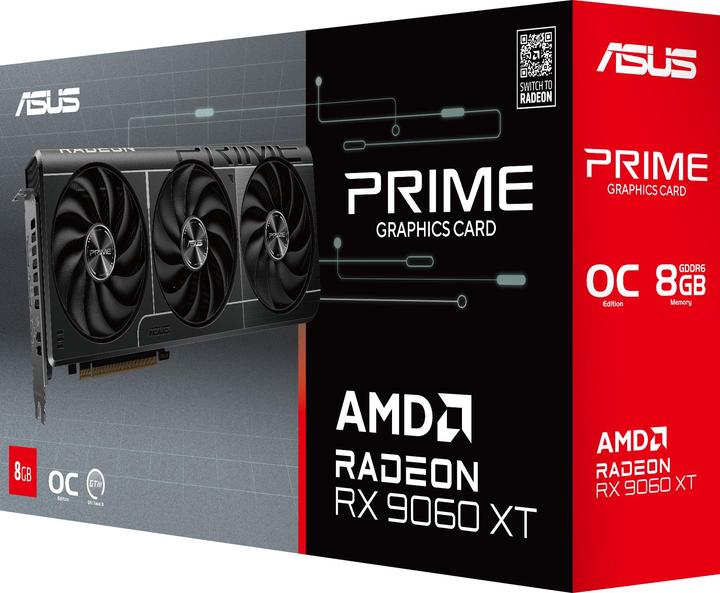 Produktbild ASUS Prime Radeon RX 9060 XT OC (8 GB)