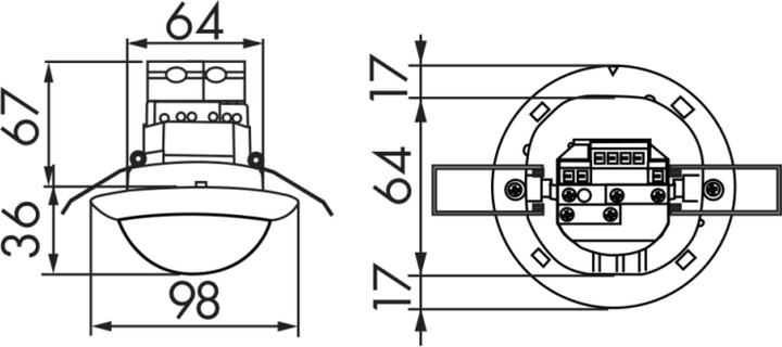 Image du produit BEG 92709 PD4N-LTMS-RR-FR avec connecteur à lames souples (12 m)
