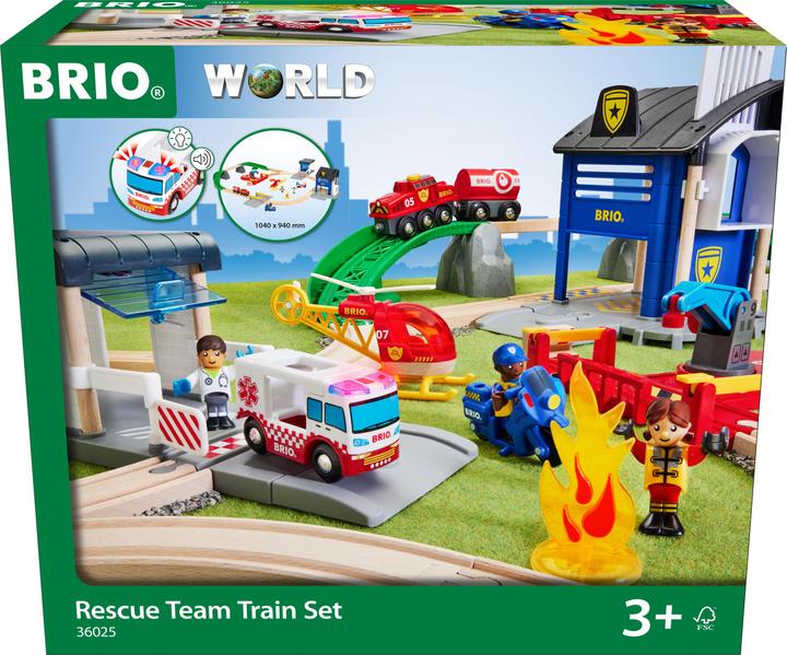 Immagine prodotto Brio Set di treni della squadra di salvataggio