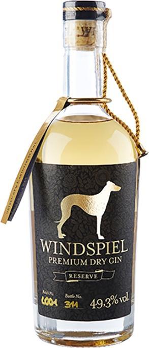Produktbild Windspiel Premium Dry Gin Reserve 49,3% Vol. 0,5l in Holzkiste