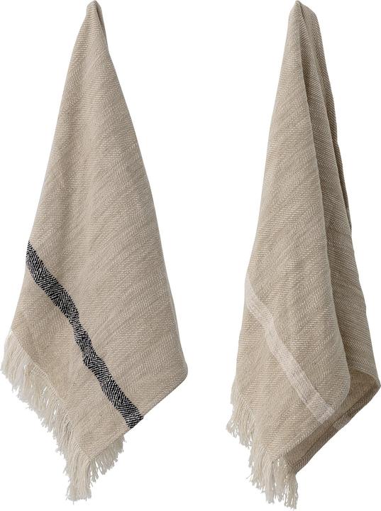 Produktbild Bloomingville Jacen Kitchen Towel, Nature, Cotton (70 x 45 cm)