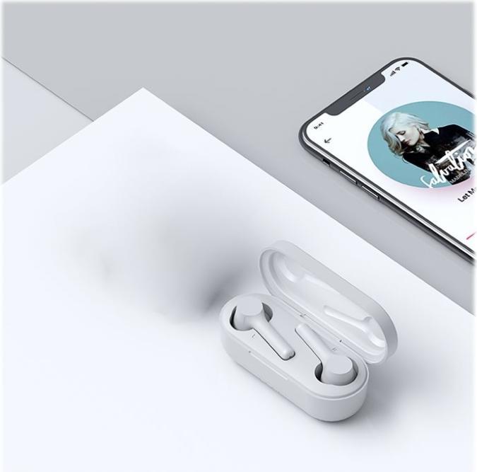 Produktbild Havit i92 TRUE WIRELESS SPORTS HEADPHONES White Kopfhörer Kabellos im Ohr Musik Weiss (Kabellos)