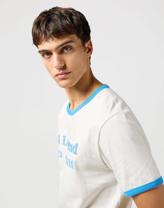 Actual product image Wrangler T-Shirt Ringer Tee (L)