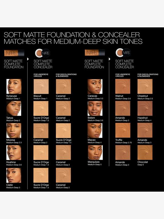 Actual product image NARS Cosmetics Soft Matte Complete Foundation Tahoe (Tahoe)