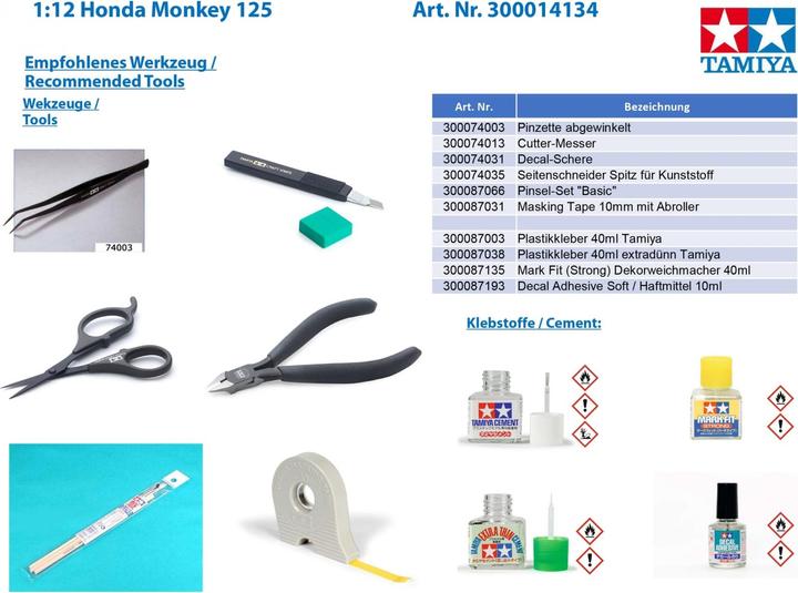 Produktbild Tamiya Honda Monkey 125