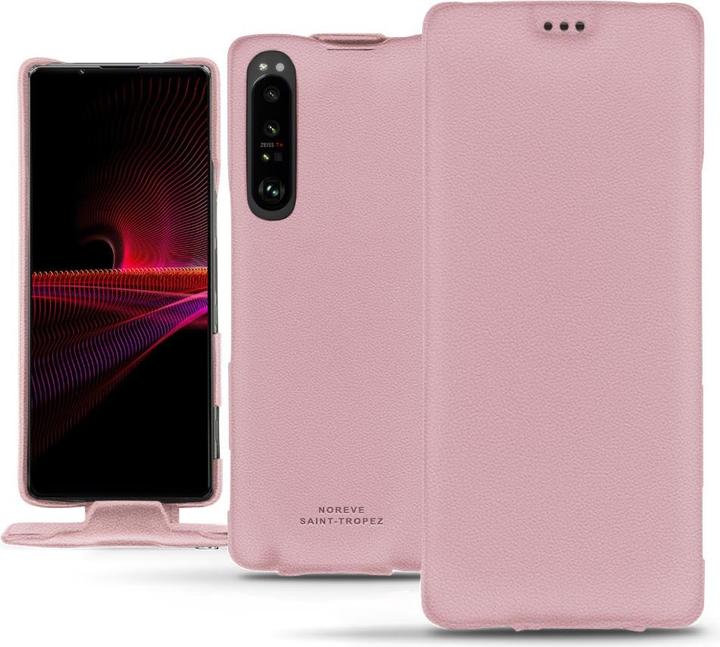 Actual product image Noreve Leather cover vertical (Sony Xperia 1 III)