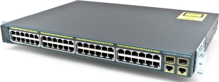 Actual product image Cisco CATALYST 2960 48 10/100 POE + (48 ports)