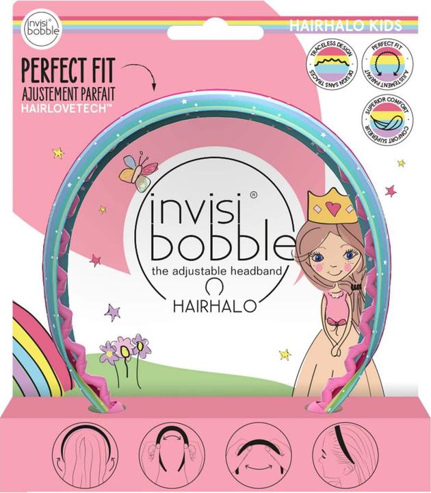 Immagine prodotto Invisibobble Hairhalo per bambini - corona di arcobaleno (Elastico per capelli)