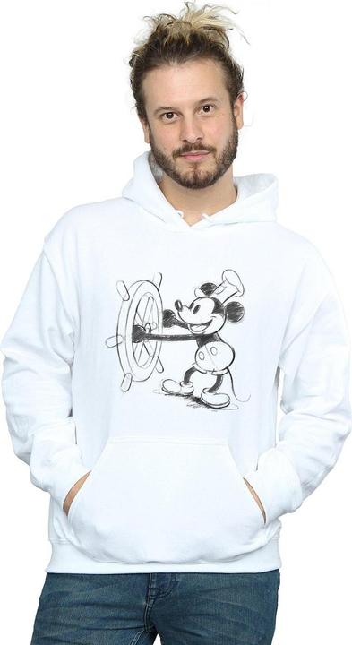 Produktbild Disney Mickey Mouse Steamboat Sketch Kapuzenpullover (4XL)