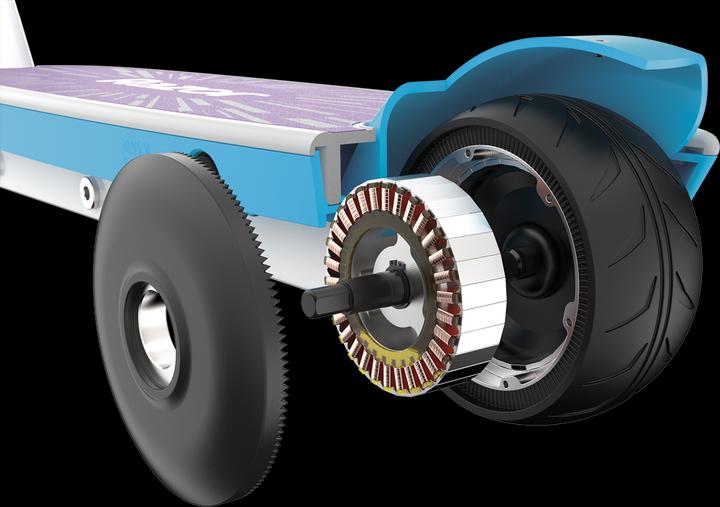Produktbild Razor E-Scooter E Party Pop White/Purple (12 km/h, 6 km, 80 W)