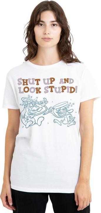 Produktbild Ren & Stimpy Shut Up And Look Stupid! TShirt (XXL)