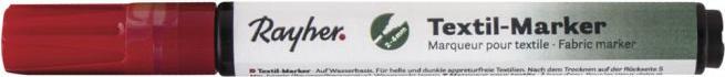 Actual product image Rayher Textile markers covering, classic red (Classic red, 4 mm, 1 x)