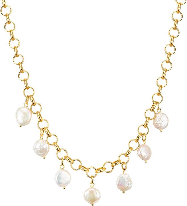 Image du produit Lulu & Jane Femme alliage métal perle d'eau douce or jaune 47,0 cm - 29197 (Alliage métallique, 47 cm)