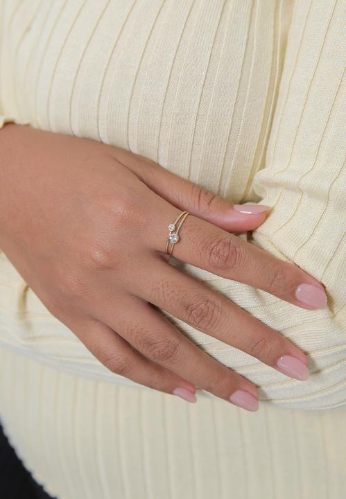Image du produit Elli Set de bagues, bague solitaire (54, Argent 925)