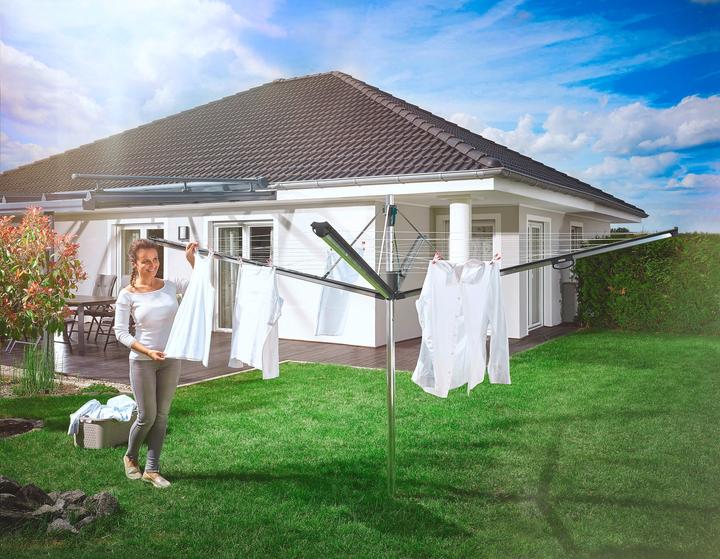 Actual product image Leifheit Linomatic 500 Plus rotary dryer (50 m)