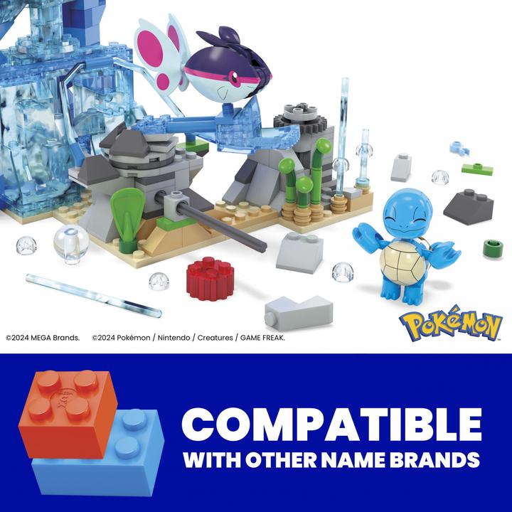 Immagine prodotto MEGA Set di giocattoli da costruzione Pokémon avventura acquatica con 3 figure d'azione