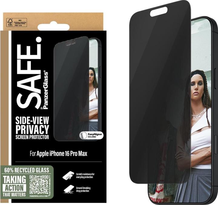 Produktbild PanzerGlass Safe. (1 Stück, Apple iPhone 16 Pro Max)